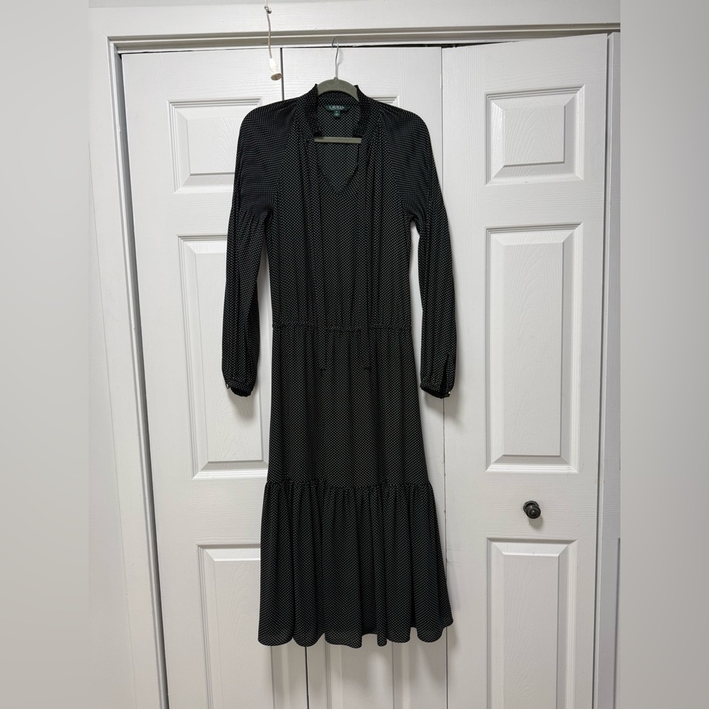 Ralph Lauren Black Long Sleeve Dress